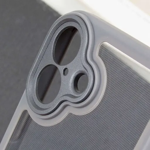 Чехол Epik TPU Transparent + Colour 1.5 мм для Apple iPhone 16, 6.1 Серый - фото 5