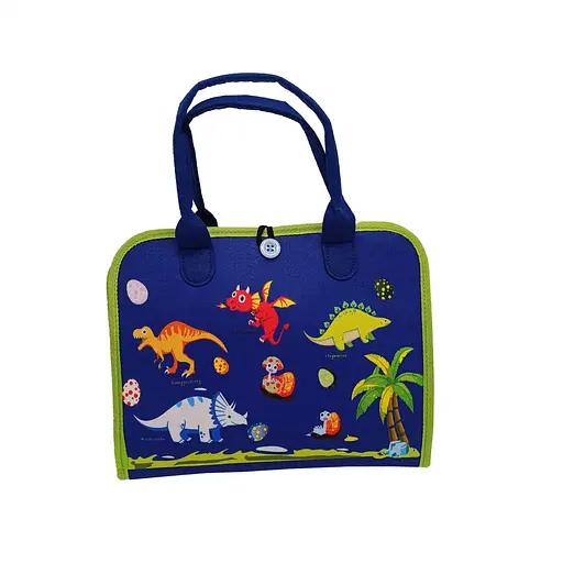 Дитяча розвиваюча сумочка-логіка Bambi XX4428 тактильні, розвиваючі вправи, з фетру - фото 1