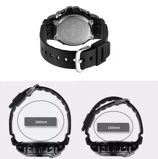 Чоловічий наручний годинник Skmei 1905 Чорний з золотистим - фото 9