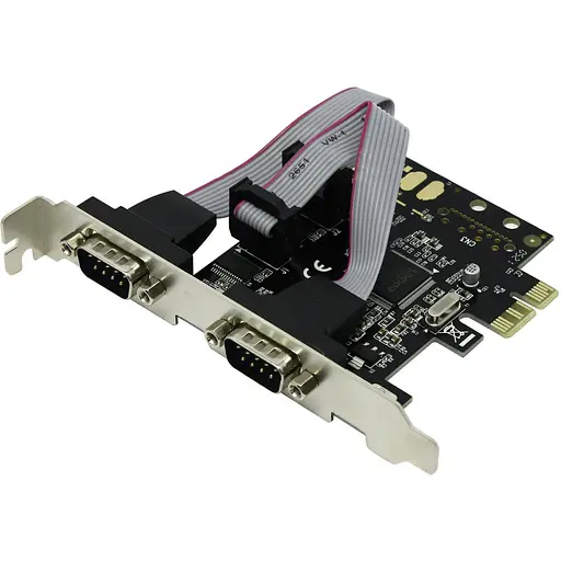Контролер PCI-E 2xCOM RS232 чипсет Moschip 9922 RTL