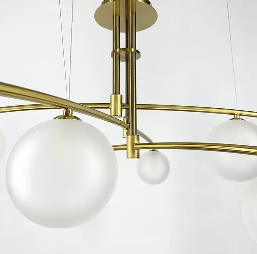 Aure – современная подвесная люстра в латунном каркасе | Ст. SGJ 8.9 AB | Line F - фото 11