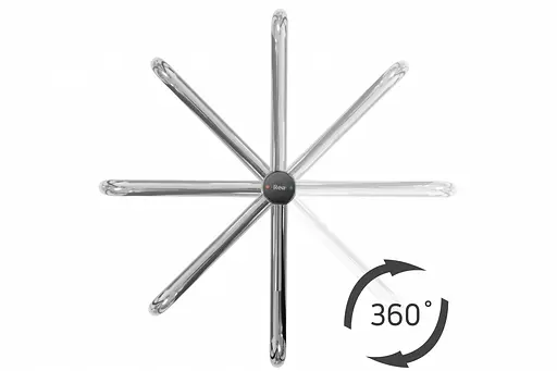 Смеситель для умывальника Rea Lugano slim высокий черный REA-B5001 Черный - фото 4