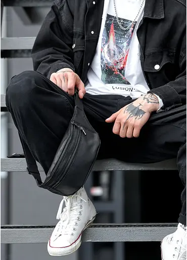 Поясная мужская сумка-бананка Sambag 31х12х5 см 000200335 - фото 5