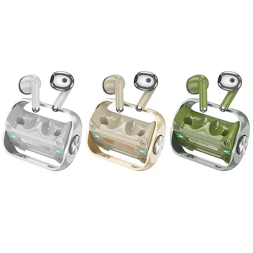 Бездротові навушники Hoco EW55 TWS gaming headset | BT5.3, 30/300mAh, 4h | gold - фото 5