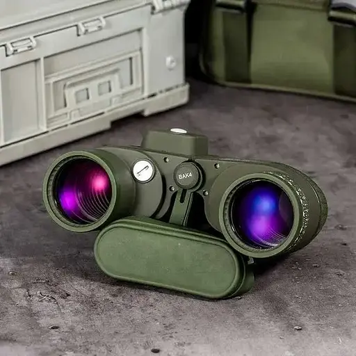 Мощный морской бинокль Boshile HD 10х50 с компасом (Зеленый) - фото 5