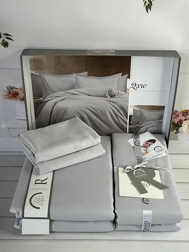 Постільна білизна Qxw Сатин Преміум Romeo Home pbe0051807 - фото 1