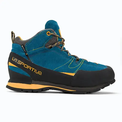 Ботинки LaSportiva Boulder X Mid 46.5 Blue/Yellow LaSportiva (1052-17EBY 46,5) - фото 3