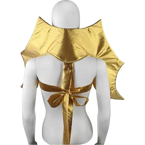 Плащ золотистый - фото 6