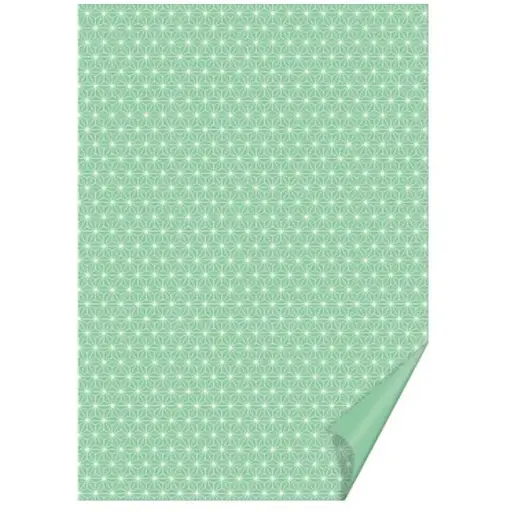 Папір з малюнком "Зірки" 21х29,7см Ментоловий 300г/м2 Heyda