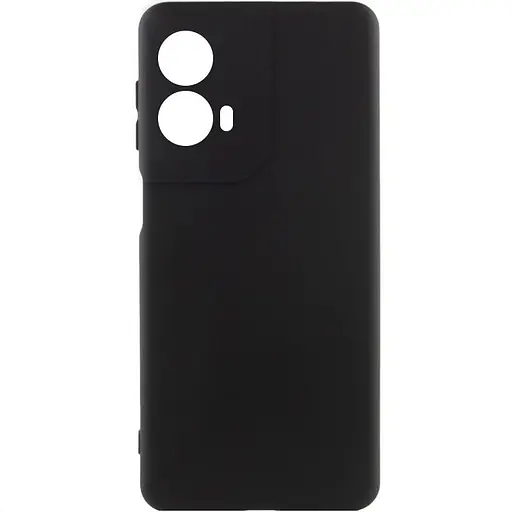 Чехол Silicone Cover Lakshmi Full Camera (AA) для Motorola Moto G85 Черный/Black