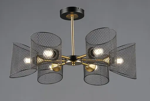 Люстра в стиле лофт B N6685/6 BK+COP