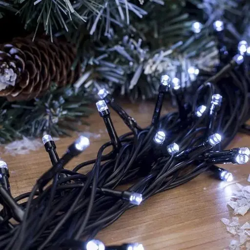 Гирлянда-нить уличная 100 led с переходником 10 м - фото 2