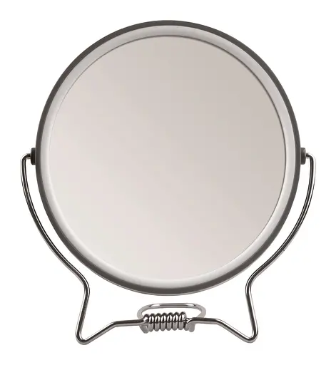 Дзеркало подвійне Titania на металевій підставці 13 см сірий (1500 L сірий)