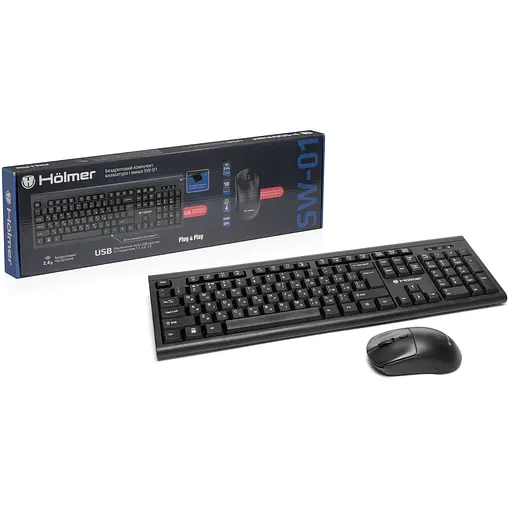 Офисный комплект Holmer беспроводная клавиатура и мышка (SW-01) - фото 13