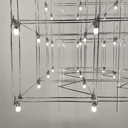 Люстра у формі паралелепіпеда у 3-х розмірах Line.F Довжина 75 см - фото 4