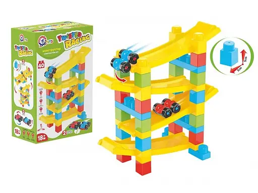 Конструктор Twisted Racing, ТехноК (9581), 40 дет.