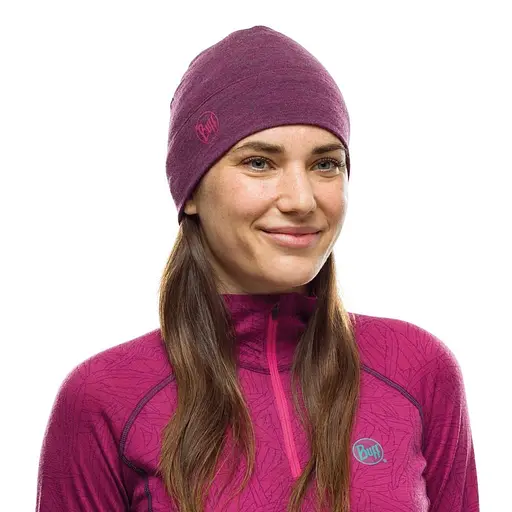 Шапка Buff Midweight Merino Wool Hat Dahlia (1033-BU 118007.628.10.00) - фото 2