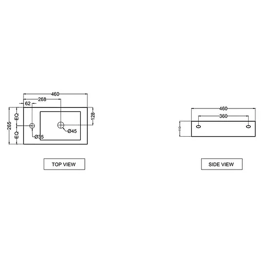 Умивальник Jaquar 46x27 JDS-WHT-25801, Білий - фото 2