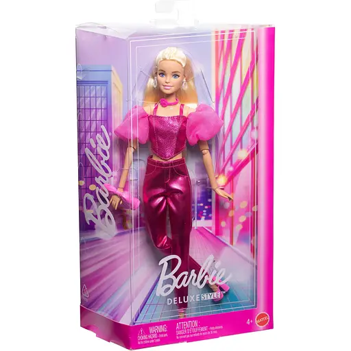 Кукла Barbie Deluxe Style розовая фуксия (JFP40) - фото 6