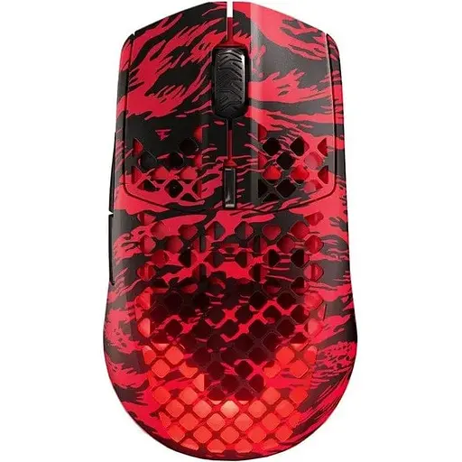 Миша бездротова ігрова SteelSeries Aerox 3 Wireless Faze Clan Edition (62605) 18000dpi чорно червона - фото 1