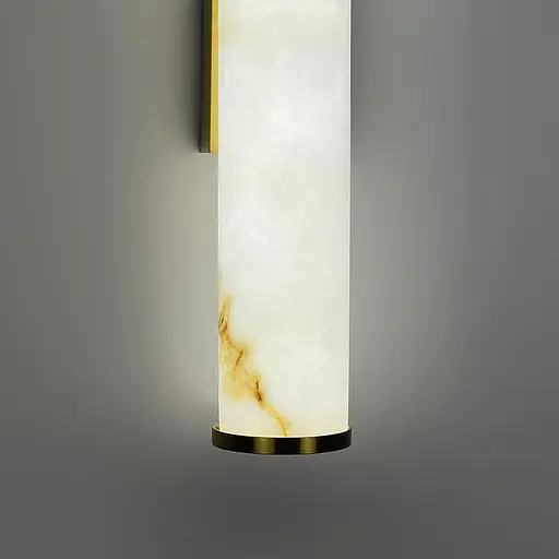 Бра Line F з імітацією мармуру з латунним корпусом Ø6х40 см Арт. WJ366/60*400H - фото 4