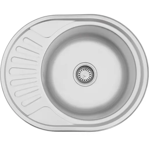 Кухонная мойка Kroner KRP Satin - 5745 (0,6 мм) (CV022773) - фото 1