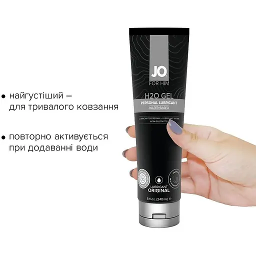 Густой лубрикант на водной основе System JO H2O GEL - Original (240 мл) - фото 2