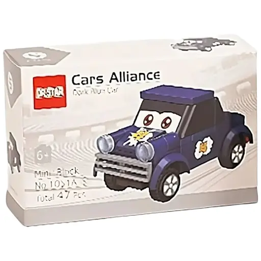 Конструктор Cars Alliance 1051 A: пазовий конструктор Машинки, набір для дітей від 6 років, синій