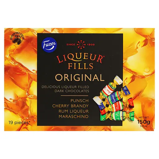 Уцінка. Цукерки Fazer Liqueur Fills з  лікером 150 г - фото 3