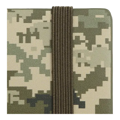 Щотижневик датований Buromax Military 2026 85 x 153 мм штучна шкіра світло-зелений (BM.2896-15) - фото 6