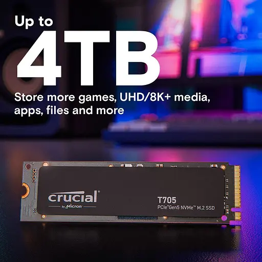 SSD накопитель Crucial T705 4TB (CT4000T705SSD3) [142560] - фото 7