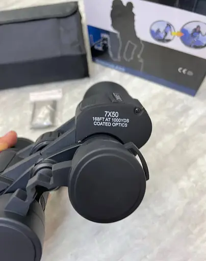 Тактический бинокль Comet ML-847 7х50 зелёная полка (Black) - фото 2