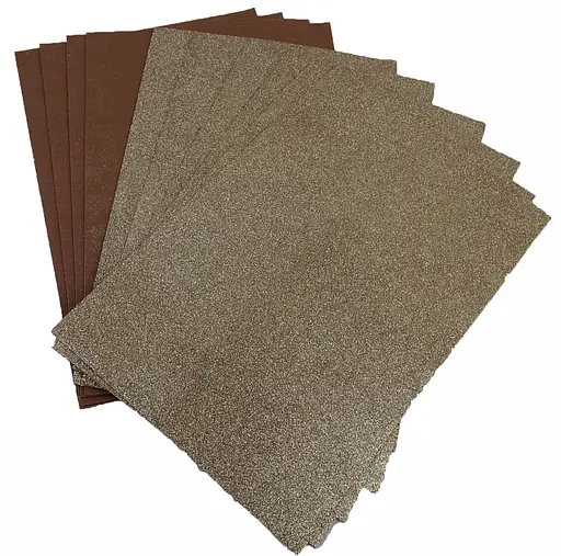 Фоаміран із глітером Флексика, 1.8 мм, Бронза, 20x30 см, 10 аркушів в упаковці