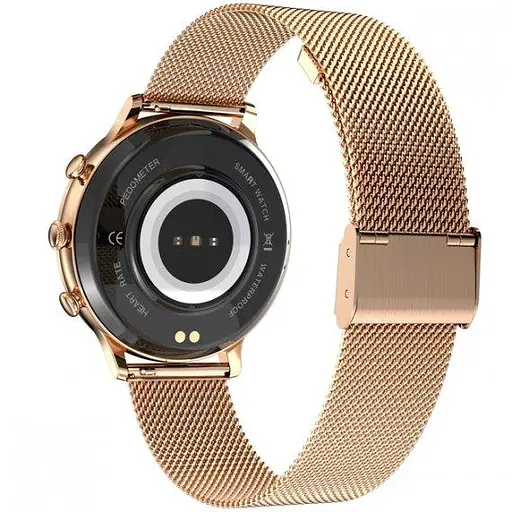 Розумний жіночий наручний смарт годинник Smart IQ Girl (Gold) - фото 3