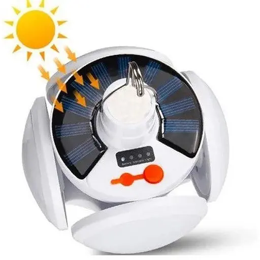 Світильник підвісний - лампа на акумуляторі та сонячній панелі JP8801 - фото 5