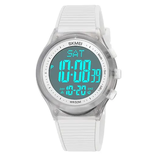 Наручний годинник чоловічий Skmei 1980 White, 1980WT (18470) - фото 4