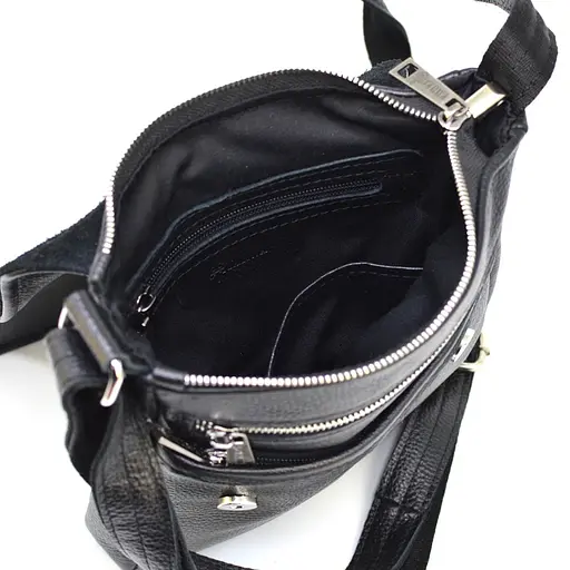 Кожаная мужская сумка через плечо TARWA 22х27х4 см sum0025819 - фото 2