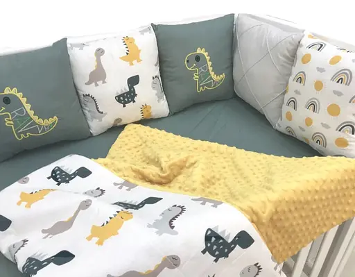 Дитячий набір Moontime у ліжечко "Зіркові динозаврики" - фото 3