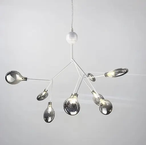 Подвесной светильник, имитирующий веточку в белом корпусе Ст. H 686/9P WT | Line F - фото 2