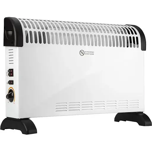 Конвектор Neo Tools 25м2, 2000Вт, мех. упр-ння, з терморегулятором, відкритий нагрів. елемент, білий