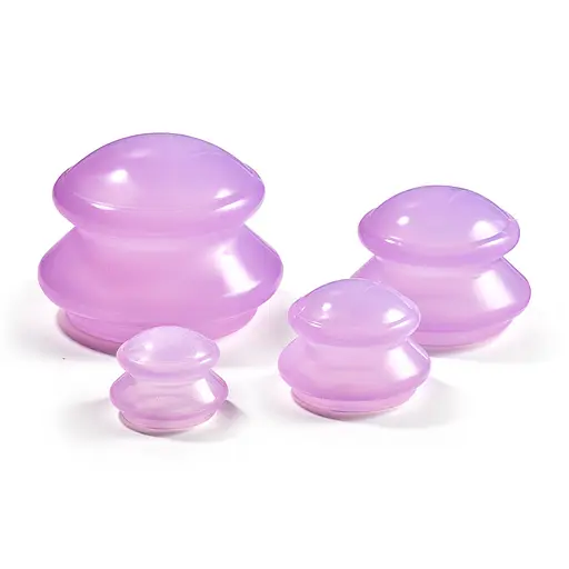 Вакуумные массажные банки 4FIZJO силиконовые для тела (китайские/антицеллюлитные банки) 4 шт 4FJ0235 (P-5907739312334) - фото 2