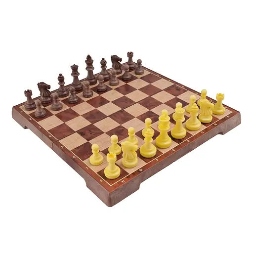 Набір настільних ігор "Магнітні шахи, шашки" 2 в 1 Bambi 2258, 24х24х2,5 см - фото 4