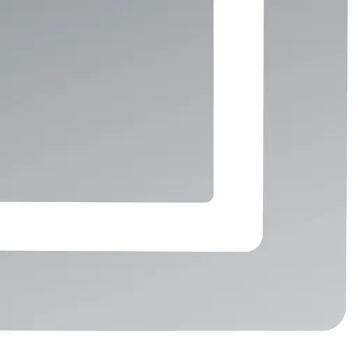 Дзеркало Lidz Kubis (KU2) 700х800 мм з LED-підсвічуванням Touch LD78LF9047080 - фото 7