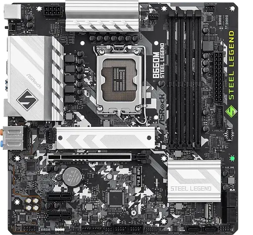 Материнская плата ASRock B660M Steel Legend LGA 1700 (B660M Steel Legend) Б/У - фото 2