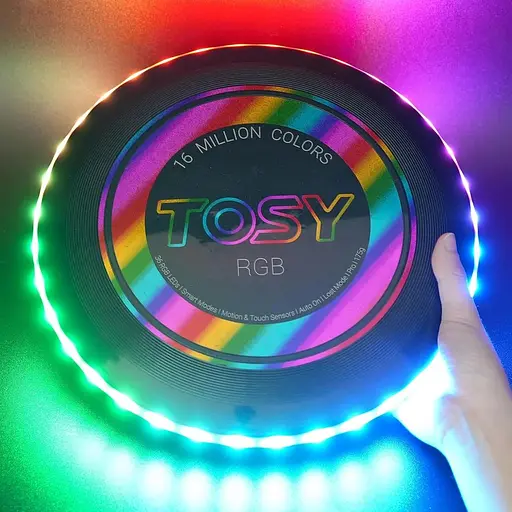 Літаючий дитячий бумеранг TOSY Flying Disc - 16 мільйонів кольорів RGB або 36 або 360 світлодіодів - фото 2