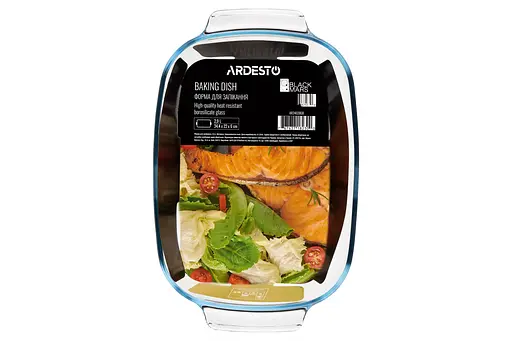 Форма для запекания Ardesto Black Mars боросиликатное стекло прямоугольная прозрачная (AR2402BGB) - фото 3
