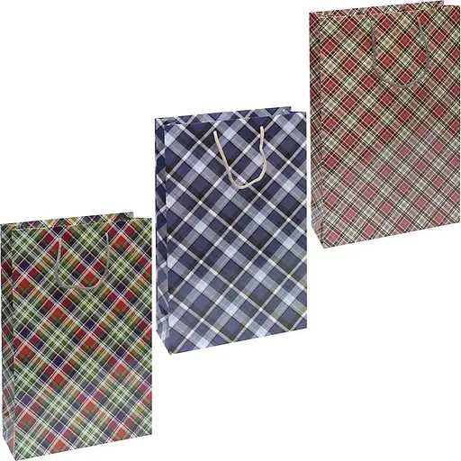 Пакет подарочный "Подарочный" 5031 цветной, большой вертикальный 25 х 36 х 12см Микс - фото 1