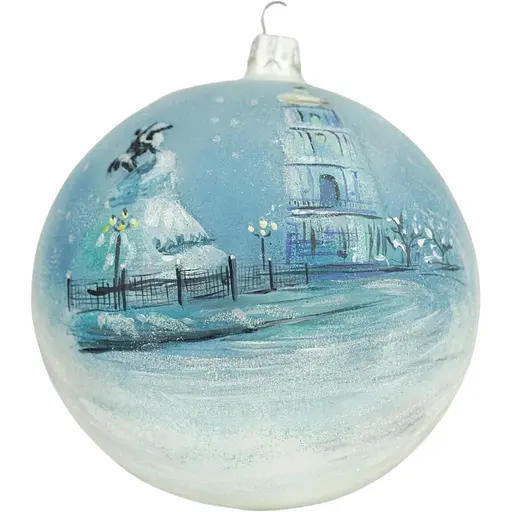 Ялинкова прикраса Санта Шоп Софіївська площа скло (4820001180336)