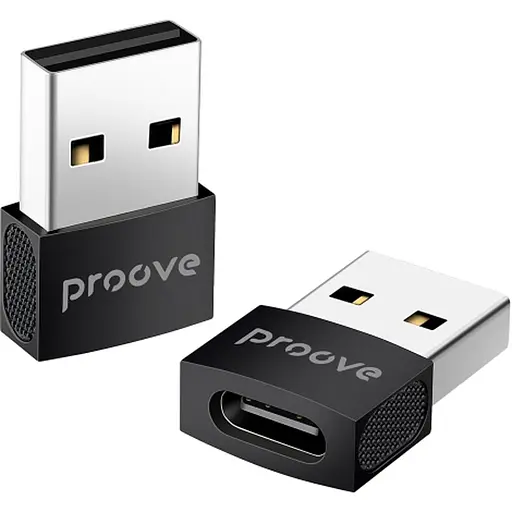 Перехідник Proove Extension OTG USB-A to USB-C Black (HBEX00101001) [130304] - фото 3