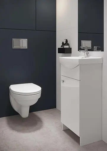 Унітаз підвісний CET 469 Cersanit Cersania SimpleOn з дюропластовим сидінням SoftClose+QuickRelease 30412 - фото 8